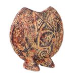 Ceramic vase, 'Eagle' - Ceramic vase