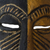 Ghanaische Keramikmaske, 'Picasso' - Afrikanische Keramikmaske