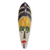 African wood mask, 'Obaa Yaa' - Painted African Wood Mask of Akan Woman Crafted by Hand thumbail