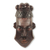 Afrikanische Holzmaske „Junger Akan-Prinz“ - Akan Prince Wandmaske Originaldesign aus handgeschnitztem Holz
