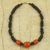 Perlenkette, 'Dodzi' - Handgefertigte Halskette mit recycelten Glasperlen