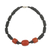 Beaded necklace, 'Dodzi' - Handcrafted Necklace with Recycled Glass Beads