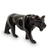 Teak wood sculpture, 'Black Jaguar' - Hand Carved Teak Wood Jaguar Sculpture from Africa thumbail