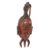 African wood mask, 'Xevi I' - Original African Mask Hand Carved Wood with Bird