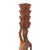 Esculturas en madera de ébano africano, (pareja) - Esculturas masculinas y femeninas hechas a mano en madera de ébano (par)