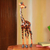 Wood sculpture, 'Proud Giraffe' - Fair Trade African Carved Wood Standing Giraffe Sculpture (image 2) thumbail
