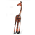 Wood sculpture, 'Proud Giraffe' - Fair Trade African Carved Wood Standing Giraffe Sculpture (image 2c) thumbail