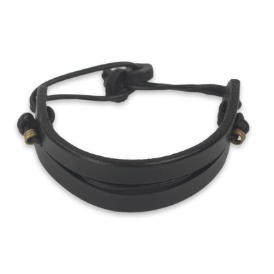 Black Leather and Brass Men