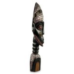 African wood sculpture, 'Mamprusi Man' - Hand Crafted African Wood Sculpture of Mamprusi Tribesman