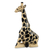 Wood sculpture, 'Giraffe at Rest I' - Hand Carved and Painted Wood Giraffe Sculpture from Ghana