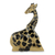 Holzskulptur - Afrikanische, handgefertigte Giraffenskulptur aus Fair-Trade-Holz