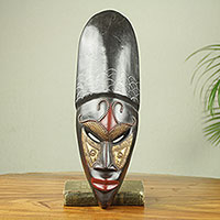 African wood mask, Queen