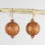 Pendientes colgantes de madera - Pendientes colgantes con cuentas de madera joyería artesanal