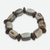 Wood beaded bracelet, 'Elikplim' - African Fair Trade jewellery Recycled and Wood Bracelet (image 2b) thumbail