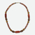 Agate and bauxite recycled beaded necklace, 'If Not for God' - Agate and Bauxite Beaded Necklace with Recycled Materials thumbail