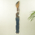 African wood wall sculpture, 'Cow Milk Hawker' - Artisan Crafted Wood Wall Plaque of Woman Selling Milk (image 2) thumbail