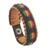 Men's wristband bracelet, 'Good Vibes' - Men's Colorful Hand Woven Cord Bracelet from Africa (image 2c) thumbail