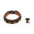 Men's wristband bracelet, 'Good Vibes' - Men's Colorful Hand Woven Cord Bracelet from Africa (image 2j) thumbail