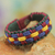Men's wristband bracelet, 'Man of Integrity' - Artisan Crafted Colorful Cord Wristband Bracelet for Men (image 2) thumbail