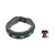 Men's wristband bracelet, 'Inner Fortitude' - Dark Green and Gray Hand Woven Men's Cord Bracelet (image 2j) thumbail