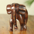 Ebony wood sculpture, 'African Bush Elephant' - Elephant Sculpture Hand Carved from Ebony Wood (image 2b) thumbail