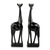 Teak sculptures, 'African Giraffes' (pair) - Two Hand Carved Teak Wood African Giraffe Sculptures thumbail