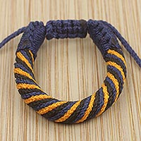 pulsera de pulsera de los hombres - Pulsera africana de cordón ajustable hecha a mano para hombre