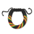 pulsera de pulsera de los hombres - Pulsera de Cordón para Hombre Hecha a Mano en Negro y Multicolor