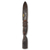 African mask, 'Royal King' (46 in) - Hand Crafted 46-Inch African Wood and Metal Mask (46 in)