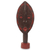 Escultura de madera - Escultura de máscara africana de madera tallada a mano