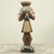 Wood sculpture, 'Shango' - African Yoruba Storm Deity Wood Sculpture Carved by Hand (image 2) thumbail