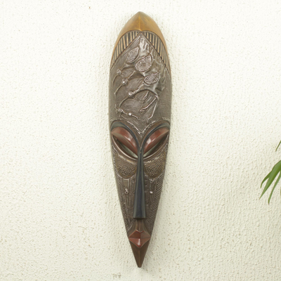 African wood mask, Yayra