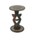 Wood accent table, 'Lovers Dance' - Handcrafted African Sese Wood Circular Accent Table (image 2a) thumbail