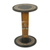 Wood accent table, 'African Prince' - Mask Theme Handmade Sese Wood Circular Accent Table (image 2b) thumbail