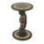 Wood accent table, 'Queen of Africa' - Handmade African Accent Table with Carved Details