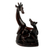 Wood sculpture, 'Mother Giraffe' - Hand Carved African Sese Wood Giraffe Sculpture (image 2b) thumbail
