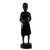 Wood sculpture, 'Akan Mother and Child' - Hand Carved Wood Sculpture of a Modern African Mom and Child