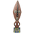 African wood mask, 'Azuka' - Original African Wood Mask with Stand Carved by Hand thumbail