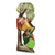 Wood wall panel, 'Under the Baobab Tree' - Wall Panel of Woman's Face as African Continent and Tree (image 2b) thumbail