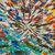 'Taking Over' - Chaotic Fish Painting Modern African Art Signed by Artist