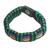 Men's wristband bracelet, 'Kente Spirit' - Artisan Crafted Colorful Men's Wristband Bracelet thumbail