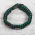 Men's wristband bracelet, 'Kente Spirit' - Artisan Crafted Colorful Men's Wristband Bracelet (image 2b) thumbail