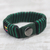 Men's wristband bracelet, 'Kente Spirit' - Artisan Crafted Colorful Men's Wristband Bracelet (image 2c) thumbail