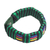 Men's wristband bracelet, 'Kente Spirit' - Artisan Crafted colourful Men's Wristband Bracelet (image 2d) thumbail
