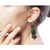 Agate and soapstone dangle earrings, 'A Living Love' - Handcrafted African Agate and Soapstone Earrings