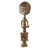 Wood fertility doll, 'Beautiful Ashanti Mother' - Hand Carved African Fertility Doll with Children thumbail
