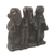 Ebony sculpture, 'Monkey Wisdom' (4.5 inches) - Hand Carved African Ebony Monkey Sculpture (image 2b) thumbail