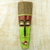 African wood mask, 'Tall Man' - Slender 20-Inch Hand Carved Neon Green West African Mask thumbail