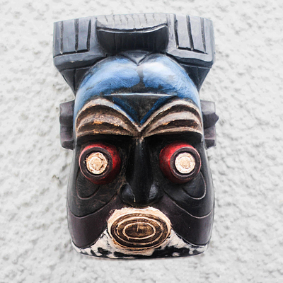 African wood mask, Ibo