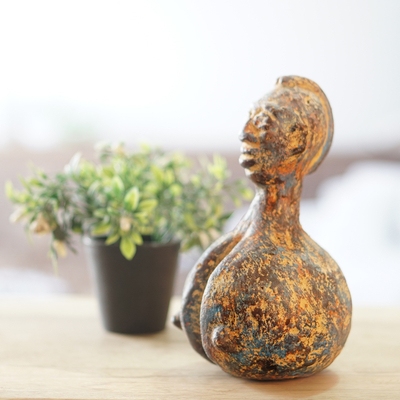 Ceramic statuette, 'Elegant Lady' - Ceramic statuette